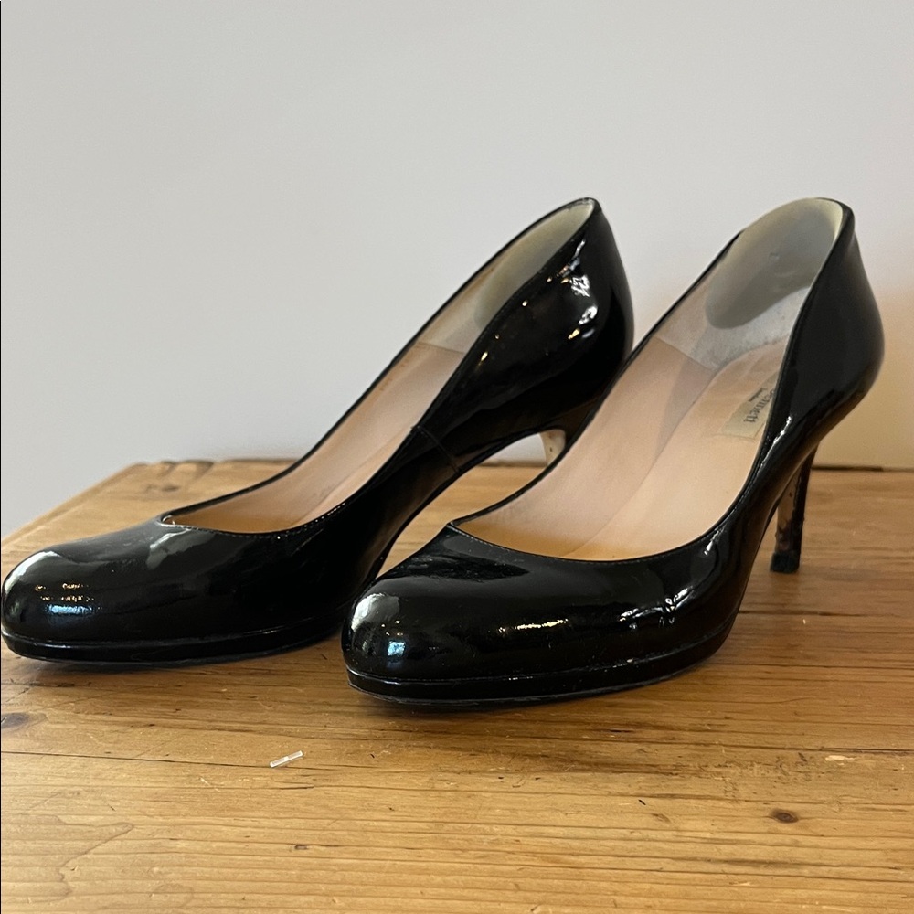 LK Bennett Black Patent Leather Heels
